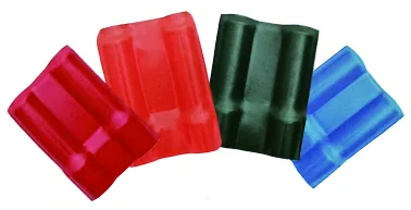 ASA PVC colored roofing tiles for weather resistant outdoor applications